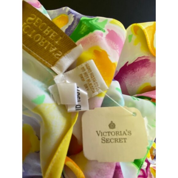 Vintage Victoria's Secret Floral‎ Two-Piece Pajama Short Set Large Eighties Rock - Picture 13 of 13